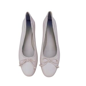 Villa Rouge pastel pink leather ballet flat shoes size 6.5.
